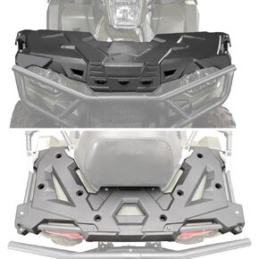 A & UTV PRO Front & Rear Rack Assembly for Polaris Sportsman 570 450 2017-2021, Front Storage Cover Lid with Plugs, Rear Utility Offroad ATV Rack Accessories, Replace OEM # 2636440-070, 2635059-070