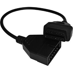OBD1 Scanner, OBD2 Code Reader, OBD2 to OBD1 GM Adapter, Code Reader for Cars and Trucks,16 Pins Diagnostic Extension Tool Connector Adapter Cable Replacement for GM