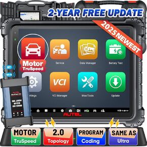2025 Autel MaxiCOM Ultra Lite, 2 Years Free Update, Upgrade of MS919/ Elite II Pro Same as MaxiSys Ultra, Motor TruSpeed Repair, Topology 2.0, Programming & Coding, 40 Service, 3000+ Tests, 4+256G