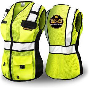 KwikSafety - Charlotte, NC - RoadBOSS Economy & Premium Safety Vest for Women [SNUG-FIT] Class 2 ANSI Tested OSHA