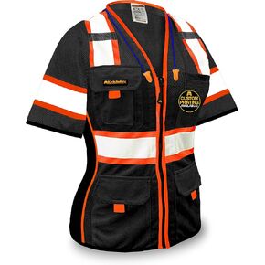 KwikSafety - Charlotte, NC - Men's & Women's Class 3 Safety Vest PPE Hi Vis Reflective ANSI OSHA