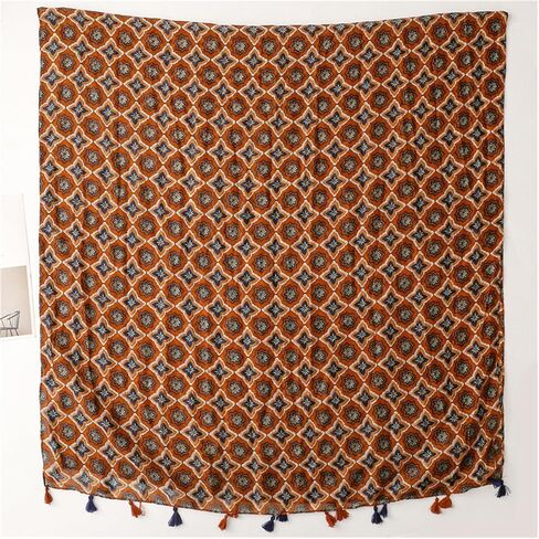 Soft Scarf for Women Girls Boho Large Lightweight Scarves Shawls Wraps for Four Seasons 70 x 35 inches in Kuwait