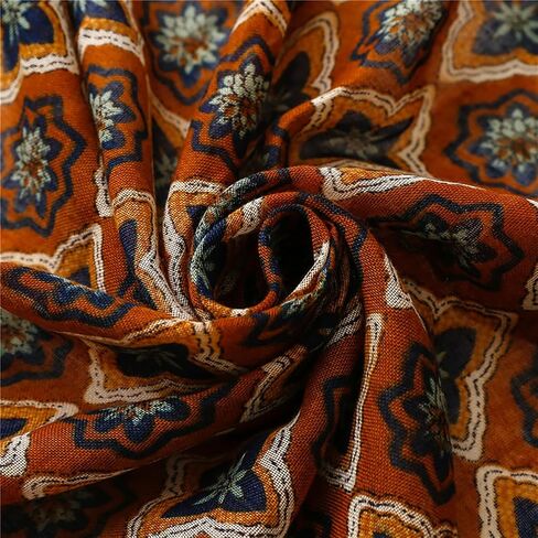 Soft Scarf for Women Girls Boho Large Lightweight Scarves Shawls Wraps for Four Seasons 70 x 35 inches in Kuwait