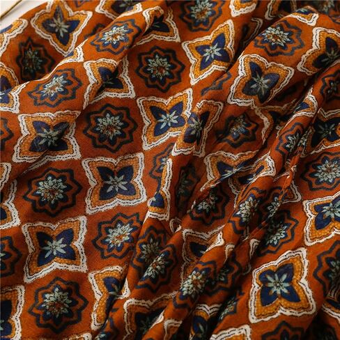 Soft Scarf for Women Girls Boho Large Lightweight Scarves Shawls Wraps for Four Seasons 70 x 35 inches in Kuwait