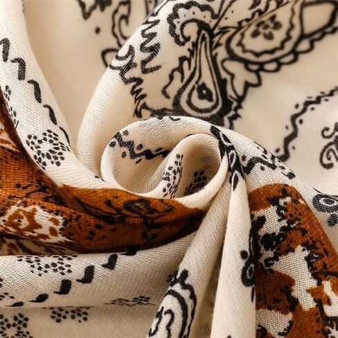 Soft Scarf for Women Girls Boho Large Lightweight Scarves Shawls Wraps for Four Seasons 70 x 35 inches in Kuwait