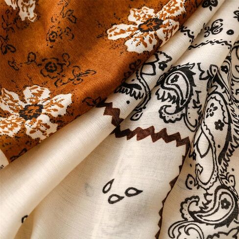 Soft Scarf for Women Girls Boho Large Lightweight Scarves Shawls Wraps for Four Seasons 70 x 35 inches in Kuwait