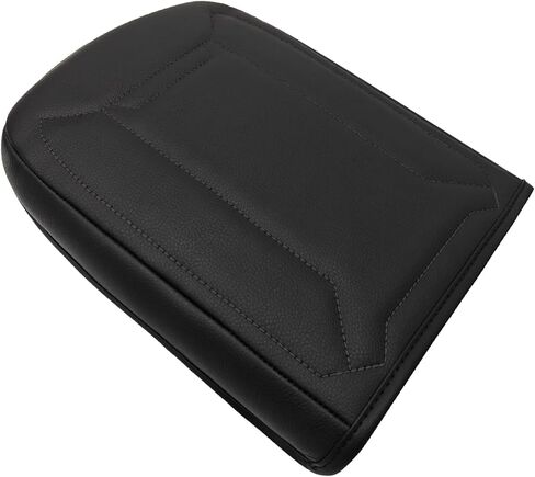 BestEvMod Center Console Armrest Pad Cover Compatible with Kia EV9 2024 Accessories Extra Soft Microfiber Leather Protector Seat Armrest Cover (Black/Black Stiching) in Kuwait
