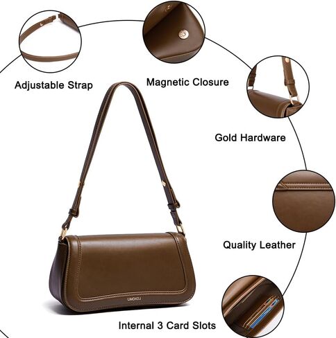 Small Shoulder Bag for Women, Cute Crossbody Purse Womens Handbags, Vegan Leather Trendy Tote Clutch Purse in Saudi Arabia
