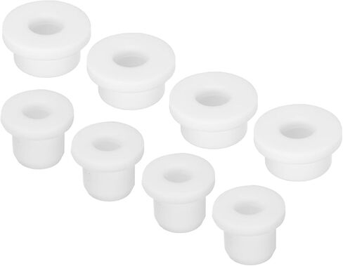 MECCANIXITY T Shape Rubber Grommet Mount Dia 14mm/15mm,ID 9mm/6mm White Seal Protection Cable Grommets Flexible for Cable Pipe in Saudi Arabia