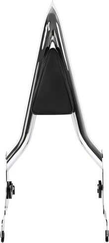 KUAFU Backrest Sissy Bar Compatible with 2009-2024 Harley Touring Road King Electra Glide CVO Street Glide Road Glide Ultra Limited Low Chrome+Electrophoresis Silvery+Black (22" Tall) in Saudi Arabia