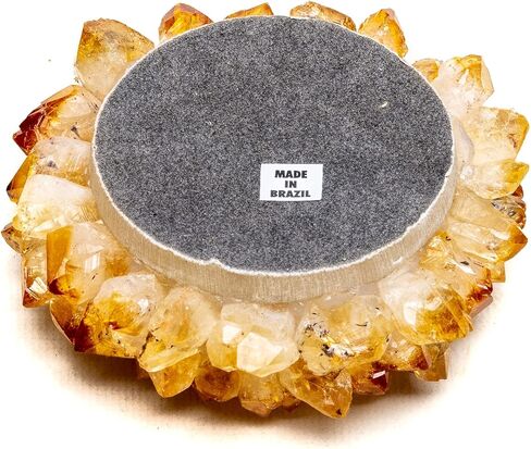 Natural Meditation Amethyst Cluster with Crystal Points - Handmade Chakra Tea Light Candle Holder - Decorative Peaceful, Higher Love Energy, Fits Tea Light Candle … in Kuwait