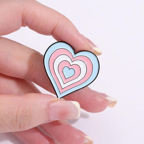 DD-life 6/12 Pcs Trans Rights Are Human Rights Brooch,Transgender Pride Pin,Heart Organ Rainbow Enamel Brooch Pin,Rainbow Pride Pins,Cartoon Milk Box Pin Brooch in Saudi Arabia