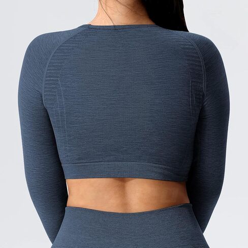 قمصان رياضية قصيرة الأكمام بدون خياطة من YEOREO للسيدات للتمرين واليوجا وقميص نسائي in Kuwait