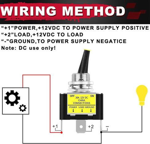 3 قطع مفتاح هزاز للخدمة الشاقة DC 12V 30A بولي LED مضاء معدني SPST ON OFF 2 موضع 3Pin 12mm/0.5 بوصة فتحة تركيب مع موصل للسيارات سيارة RV شاحنة UTV قارب in Kuwait