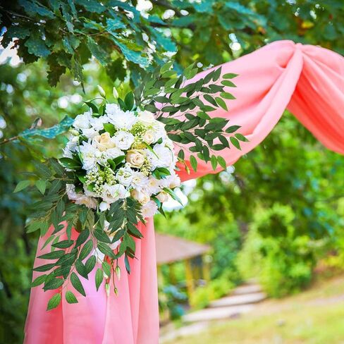 WEISPARK Artificial Italian Ruscus Greenery Stems 27in Faux Green Leaf Garland Branches Hanging Greenery Spray for Wedding Bouquet,Arch,Table Centerpieces and Home Decor in Kuwait