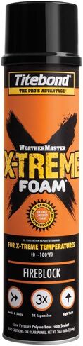 Titebond X-TREME Multi-Purpose Foam Sealant, Polyurethane Foam, Insulation Foam, Spray Foam, Universal Gap Filler, 8522, 24 Oz. in Kuwait