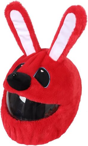 Cute Cartoon Motorbike Helmet Hat Motorcycle Plush Helmet Cover Outdoor Riding Helmet Cover Plush Protection Tool for Motorcycle in Kuwait