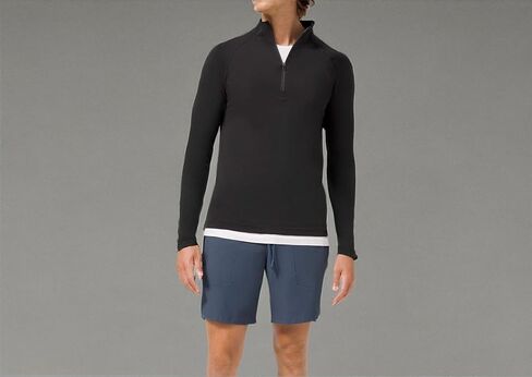 Lululemon Mens Metal Vent Tech 1/2 Zip Long Sleeve Shirt in Kuwait