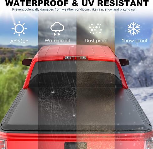 MOSTPLUS Roll-Up Soft Vinyl Truck Bed Tonneau Cover Compatible with 1988-2006 Chevy Chevrolet Silverado/GMC Sierra 1500 2500 3500 HD (Incl. 2007 Classic) | Fleetside 8 FT in Saudi Arabia
