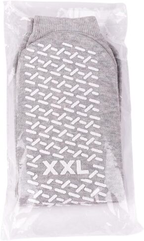 Slip Stop Safety Single Tread Slipper Socks | Non-Slip, Non-Skid Gripper Socks (3 Pair) in Saudi Arabia