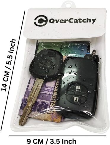 Waterproof Car Key FOB Case Floating Wallet Pouch for Remote Keys ID Credit Card Cash Money Dry Bag Holder for Swimming in Kuwait