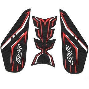 Fuel Sticker, 3Pcs Motorcycle Gas Sticker, Anti Slip Oil Decal Pads Fit For Z400 Ninja 400