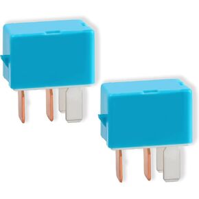 2PCS Car 4 Pin Relay Replacement OEM# 90987-02020 90080-87026,AC Relay Compatible with Toyota Lexus Scion,Plug-and-Play 12V Relay for Connection to Vehicle Electrical System