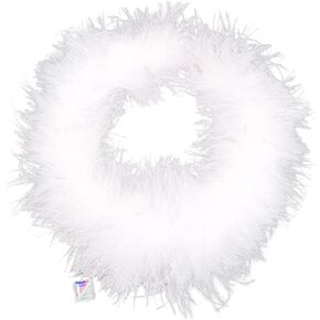 Feather Collar Necklace Handmade Women Plush Choke for Halloween Party Costume Accessories