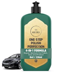 One Step Car Polish Perfection Hybrid - 4-in-1 Car Scratch Remover Polish to Help Repair, Polish, Seal & Protect Color & Clarity for a Mirror-Like Finish