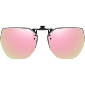Polarized Extra Large Clip-on Sunglasses Anti-Glare UV Protection Driving Fishing Sun Glasses Clip On Prescription Glasses