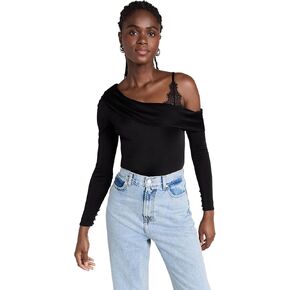 Women's Nadia One Shoulder Thong Bodysuit