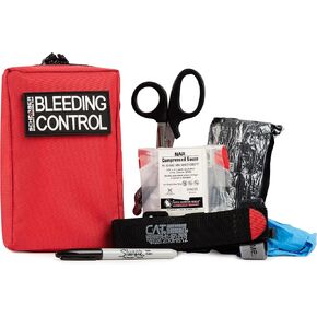 Scherber Public Access Bleeding Control Kit | Trauma Equipment, First Aid Supplies & NAR Tourniquet Pack for Gunshot Wound & Hemorrhage | Medical Professional & Emergency Rescue | Single, Advanced