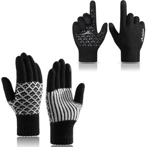 Achiou Winter Gloves for Cold Weather Touchscreen Gloves