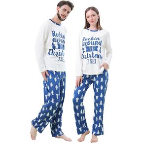 Christmas Family Pajamas Matching Sets Xmas Matching Pajama for Adults Kids Holiday Family Sleepwear Sets