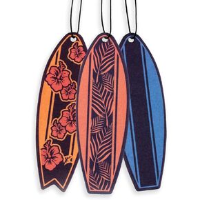 Cool Surfboards Car Air Fresheners, Car Air Fresheners Scented With Essential Oils (3 Pack)