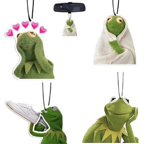 Rawan 4 Pack Car Air Freshener Funny, Car Accessories Cute for Women Girls And men Car, Funny Decor Hanging Fresheners Car Interior Room Decorations, for Christmas Gift.