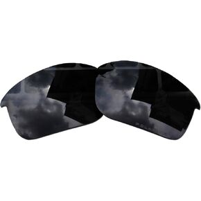 Polarized Replacement Lenses for Oakley Bottle Rocket Sunglasses - 5 Options Available (Stealth Black)