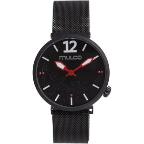 MULCO Watches for Men - Mesh Minimalist Watch, Stainless Steel Case and Band, Quartz Movement, Face Premium Analog Display, 100m Water Resistant - Waterproof