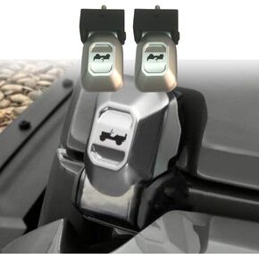 Hood Latches Catch, ABS Hood Lock Locking Hood Catch Assembly Compatible with J eep Wrangler JL 2018-2024 (2Pcs)