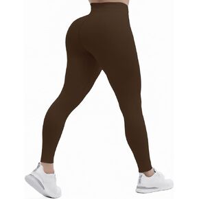 Black Cotton Leggings for Women, High Waisted Workout Leggings Depot Tummy Control Tights for Women Running Yoga Pants