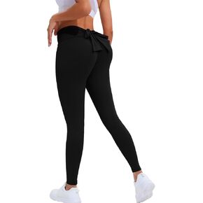 JBT Yoga Pants Women - Workout Leggings for Women with Bow Tie Design, Breathable and High Elasticity