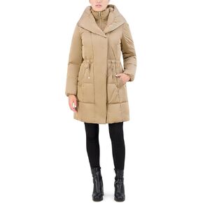 Cole Haan Women's Durable Shawled Cold Weather Coat