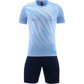M2C Kids Soccer Jersey Set Athletic Team Uniform Shirt and Shorts