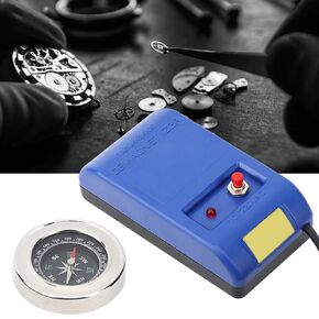 Electrical Demagnetizer Tools, Watch Repair Degausser, Set, Portable Design, for Watch Repair Degausser (US Plug)