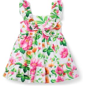 Janie and Jack Girls Multi Floral Dress (Toddler/Little Big Kid)