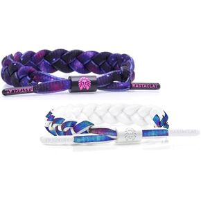 Rastaclat Original Hand Braided Core Collection Adjustable Men’s Bracelets | Set of 2 Braided Bracelets (Medium/Large)