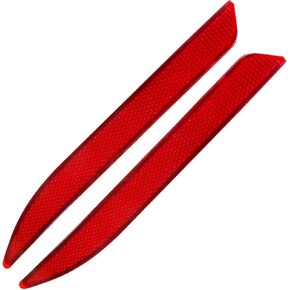 33505-T2A-A01 Rear Mounted Bumper Reflector Left and Right Pair Set Replacement for Honda Accord 2013-2015 33555-T2A-A01