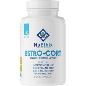 مكمل غذائي مضاد للإستروجين من NuEthix Formulations Estro-Cort، 120 كبسولة