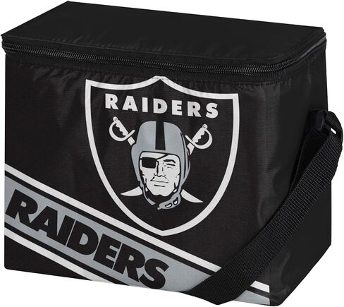 FOCO Carolina Panthers Big Logo Stripe 6 Pack Cooler in Saudi Arabia
