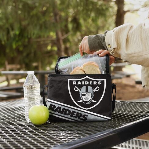 FOCO Carolina Panthers Big Logo Stripe 6 Pack Cooler in Saudi Arabia